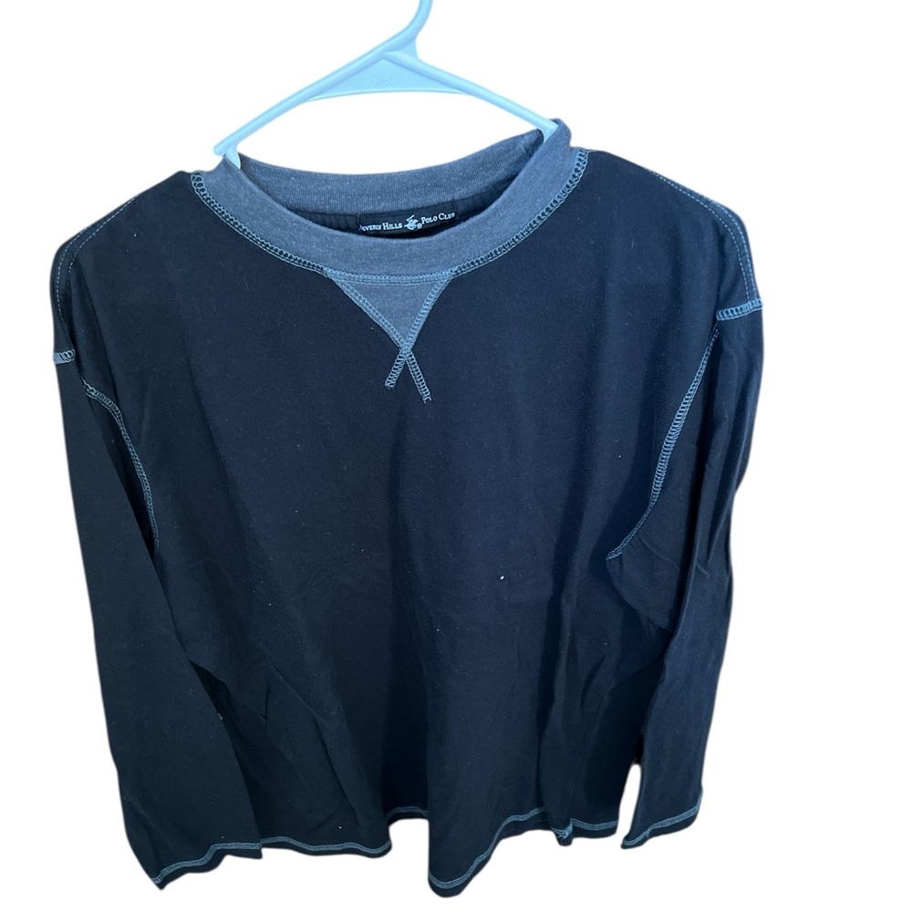 Men's Black Long Sleeve Shirt